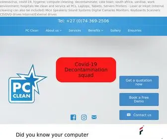 PCclean.co.za(PC Clean) Screenshot