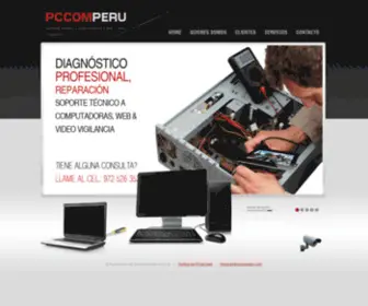 PCcomperu.com(Servicio Técnico de Computadoras Desktop y Laptop) Screenshot