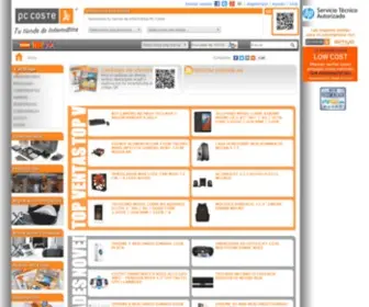 Pccoste.es(Tienda online de Informática y Electrónica para expertos) Screenshot