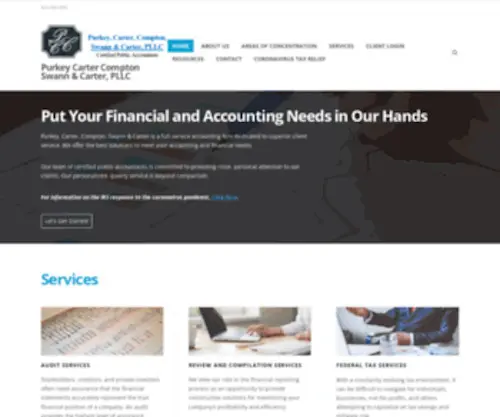 PCCSC.com(Certified Public Accountants) Screenshot