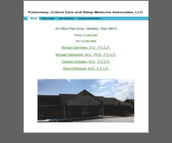PCCSM.com(Pulmonary, Critical Care & Sleep Medicine) Screenshot