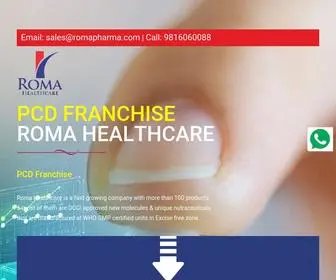 PCD-Romahealthcare.com(PCD-ROMA HEALTHCARE) Screenshot