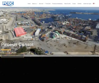 PCDC.com.gr(Piraeus Consolidation & Distribution Center) Screenshot