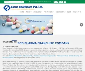 PCDindia.com(Focus Healthcare) Screenshot