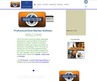 PCDrummer.com(PC Drummer) Screenshot