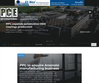 Pce-International.com(Protective Coatings) Screenshot