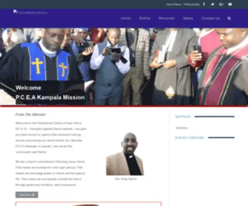 Pceakampala.org(PCEA Kampala Mission) Screenshot