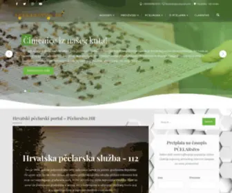 Pcelarstvo.hr(Hrvatski nacionalni pčelarski web portal) Screenshot
