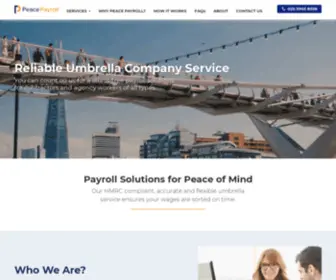 Pcepay.co.uk(Peace Payroll) Screenshot