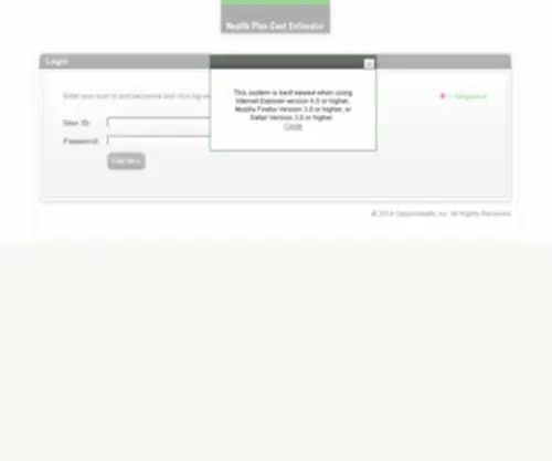 Pcestimator.com(Log On) Screenshot