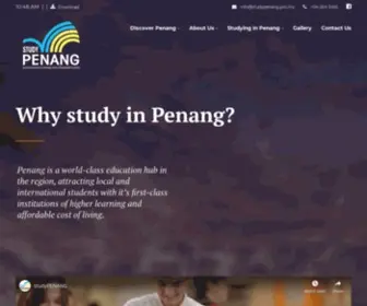 Pcet.my(StudyPENANG was established to promote Penang as a centre of education excellence) Screenshot