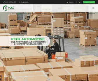 Pcexautomotive.com(Sale and wholesale distribution of automotive parts) Screenshot