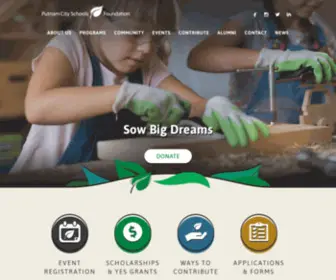 PCF4Kids.org(Putnam City Schools Foundation) Screenshot