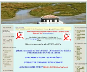 PCfbassin.fr(Politique) Screenshot