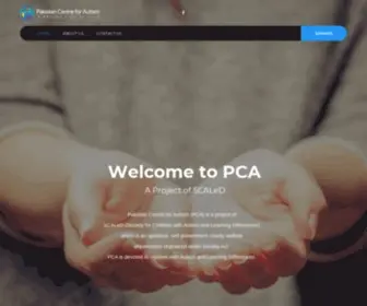 PCforautism.org(A Project of SCALeD) Screenshot