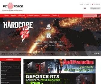 PCforce.co.nz(PC FORCE Ltd) Screenshot