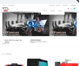 PCforever.com.mx(PC Forever) Screenshot