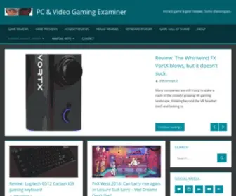 Pcgameexaminer.com(Honest game & gear reviews) Screenshot