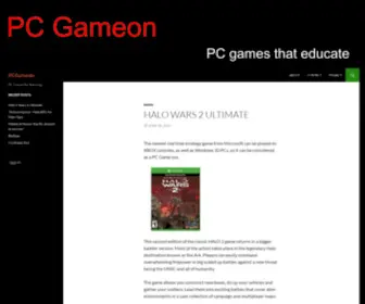 PCgameon.com(PC Games for learning) Screenshot