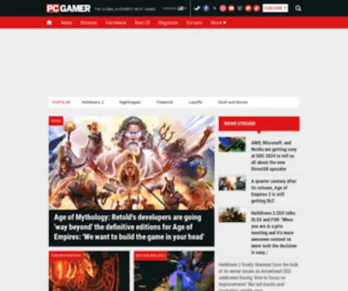 Pcgamer.com(PC Gamer) Screenshot