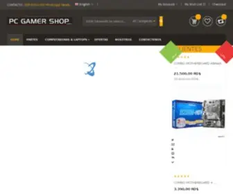 Pcgamershop.net(SECADOM Piezas de computos SECADOM) Screenshot