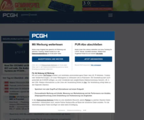 Pcgameshardware.com(PC Games Hardware (PCGH)) Screenshot