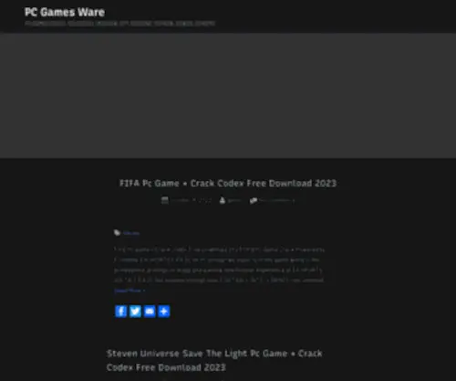 PCgamesware.info(PC Games Ware) Screenshot