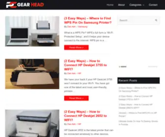 Pcgearhead.com(PC Gear Head) Screenshot