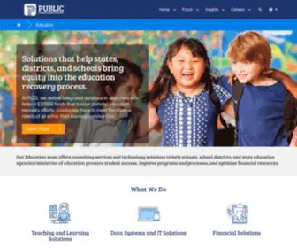 Pcgeducation.com(Public Consulting Group) Screenshot