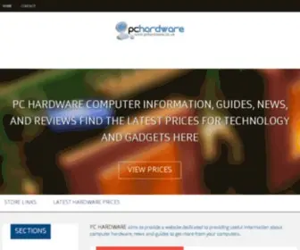Pchardware.co.uk(PC Hardware) Screenshot