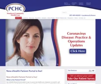 PCHC.com(  New eHealth Patient Portal) Screenshot