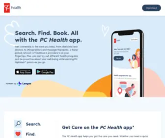 PChealth.ca(PC Health) Screenshot