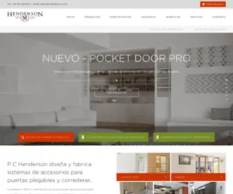 Pchenderson.es(P C Henderson España) Screenshot