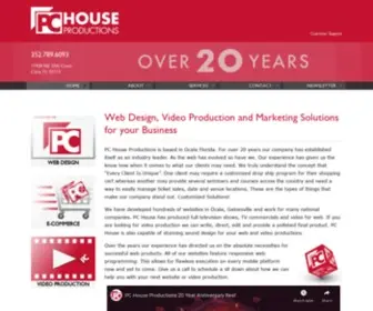 Pchouseproductions.com(Ocala Web Design) Screenshot