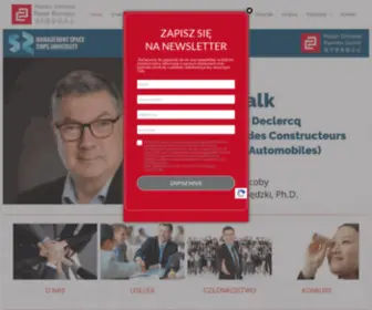 PCHRB.pl(Polsko Chińska Rada Biznesu) Screenshot
