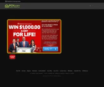 PChsaveandwin.com(Come back soon to PCH.com) Screenshot