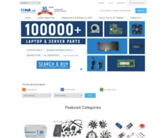 Pchub.com(Laptop parts) Screenshot