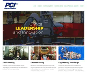 Pci-Energy.com(PCI Energy Services) Screenshot