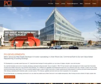 Pci-Group.com(Real Estate Development Since 1982) Screenshot