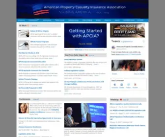 Pciaa.net(American Property Casualty Insurance Association) Screenshot