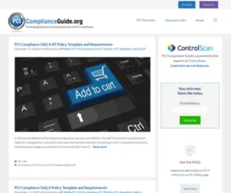 Pcicomplianceguide.org(PCI Compliance Guide) Screenshot