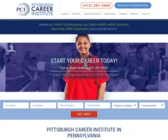 Pci.edu(Health & Medical Career Training) Screenshot