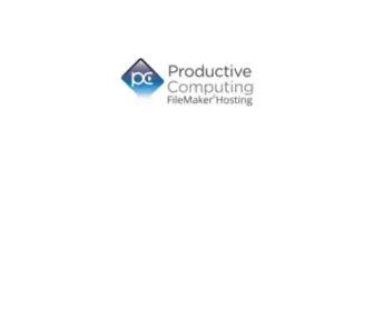Pcifmhosting.com(Productive Computing FileMaker Pro Hosting) Screenshot