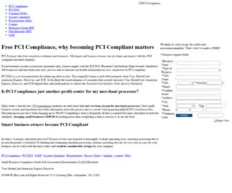 Pcifree.com(PCI Compliance) Screenshot