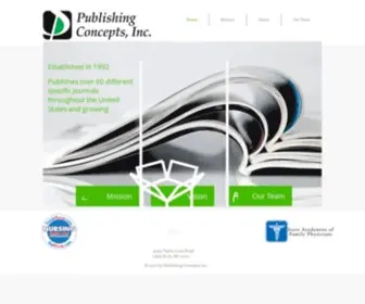 Pcipublishing.com(Publishing Concepts) Screenshot