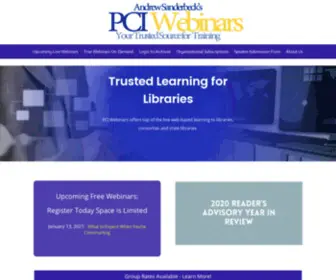 Pciwebinars.com(PCI Webinars) Screenshot