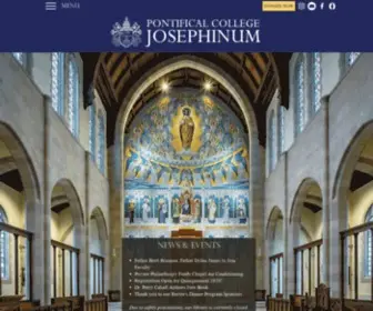 PCJ.edu(The Pontifical College Josephinum) Screenshot