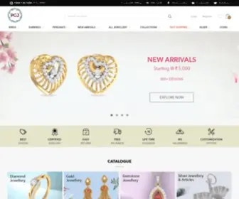 Pcjeweller.com(Gold & Diamond) Screenshot