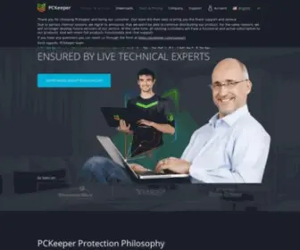 Pckeeper.com(PCKeeper Official Website) Screenshot