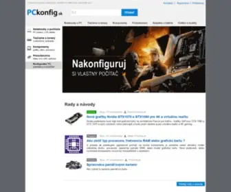 Pckonfig.sk(PC komponenty) Screenshot